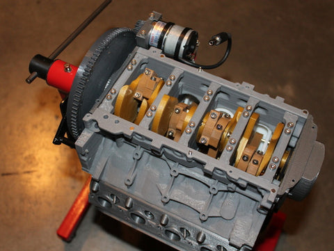 LSX model engine with TrickFlow carburetor resin 3D printed 1:32-1:8 scale